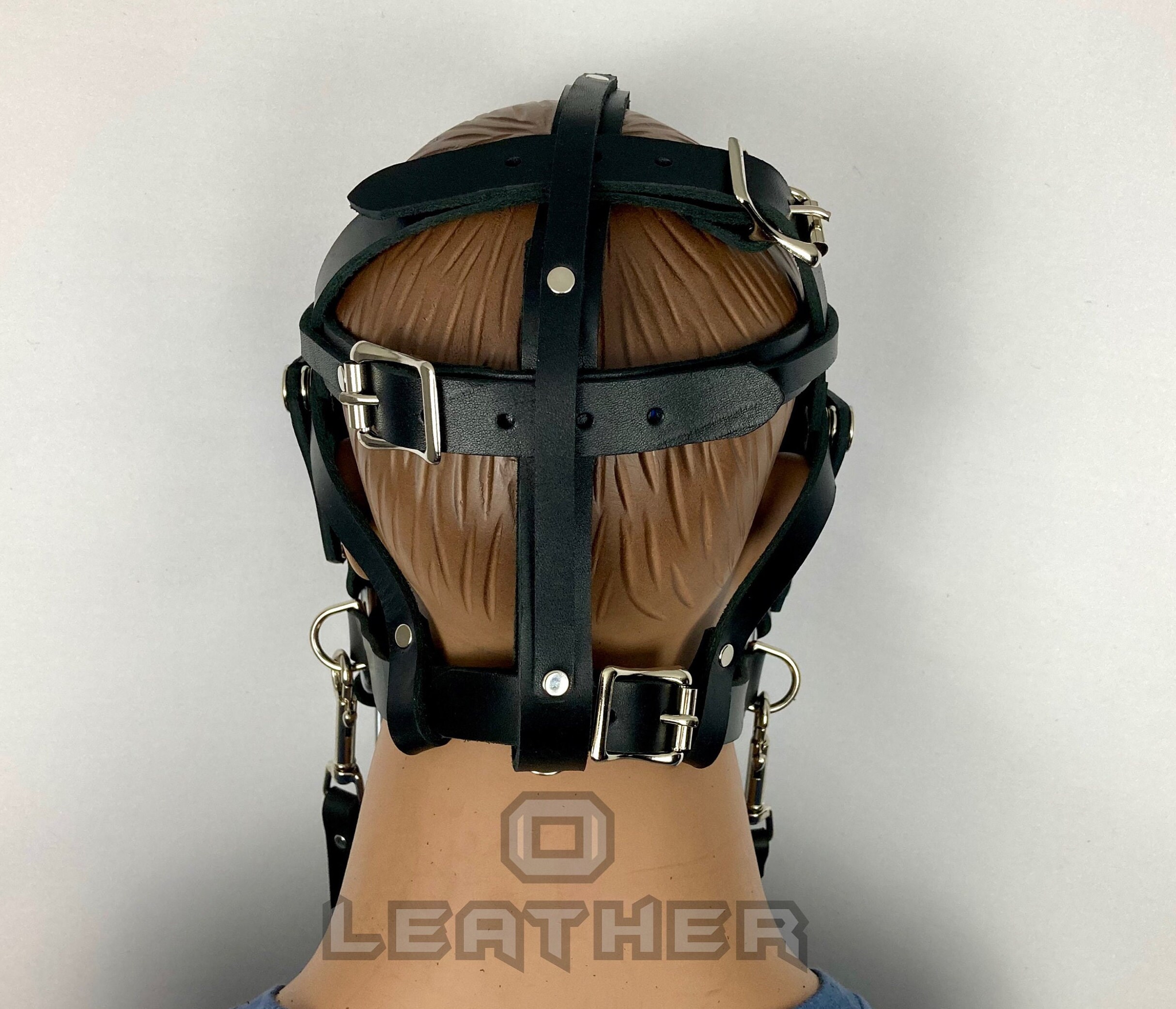 Leather Pony Play Bridle Head Harness Genuine Cowhide Etsy