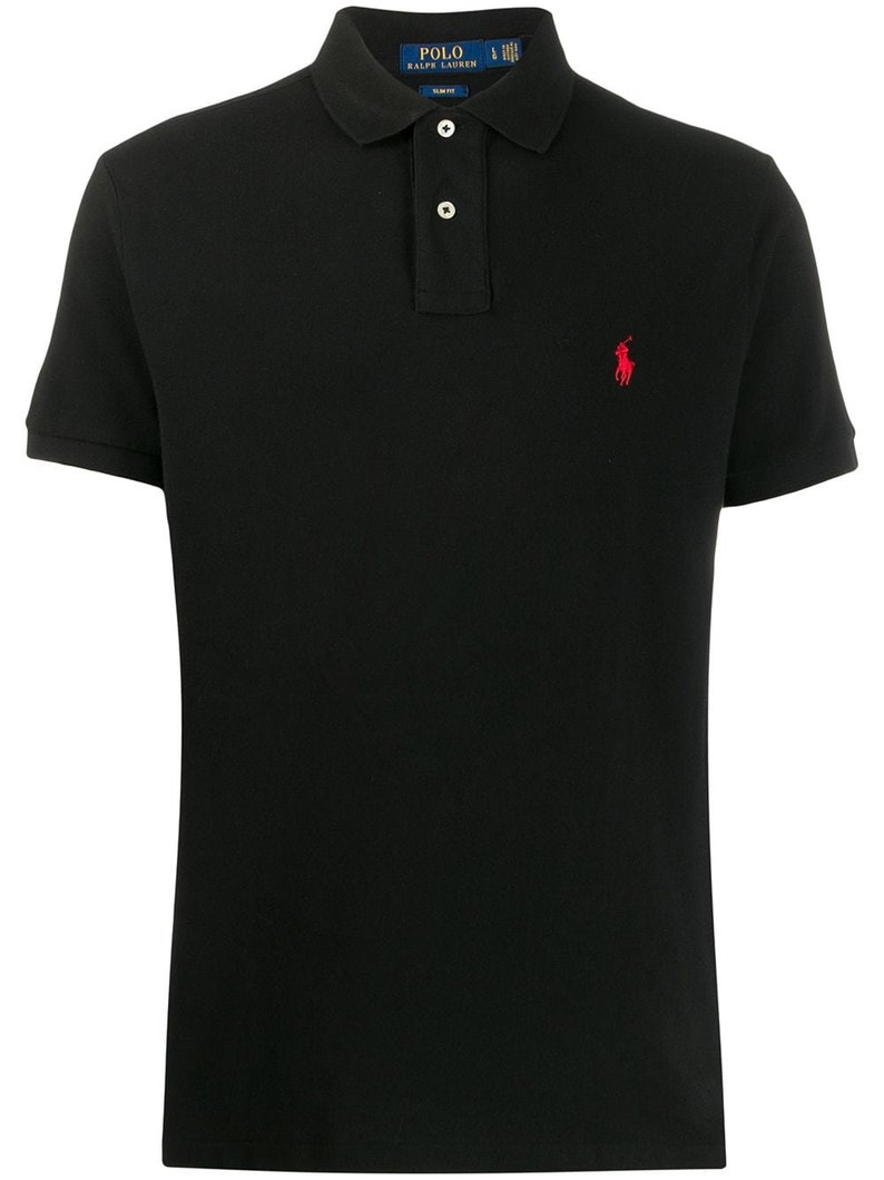 Polo Ralph Lauren pour hommes Polo avec étiquettes Noir blanc gris bleu marine Toutes les tailles S M L XL XXL. Soldes d'été coupe ajustée image 2