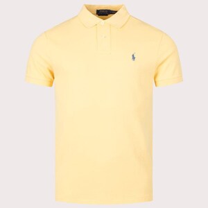 Polo Ralph Lauren pour hommes Polo avec étiquettes Noir blanc gris bleu marine Toutes les tailles S M L XL XXL. Soldes d'été coupe ajustée Jaune