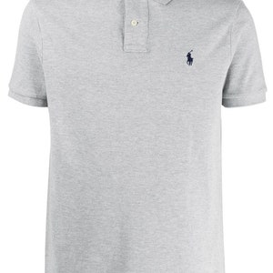 Polo Ralph Lauren pour hommes Polo avec étiquettes Noir blanc gris bleu marine Toutes les tailles S M L XL XXL. Soldes d'été coupe ajustée image 6