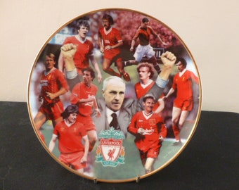 Liverpool FC Liverpool Legends 8 Inch Collectors Plate By Danbury Mint With Bill Shankly OBE