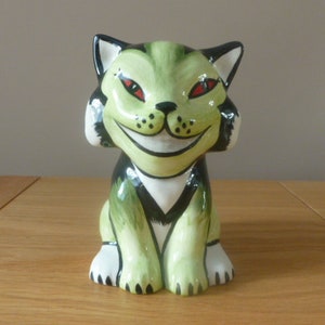Lorna Bailey Art Deco Hand Painted Cat &quot;Micky&quot;