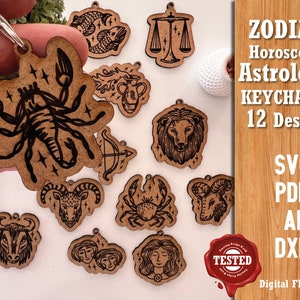 Astrologie Zodiac Horoscoop Zodiac Signs v2 SVG Bundel, Sterrenbeeld Svg, Hemelse Sterrenbeeld SVG, Horoscoop SVG Bundel, Horoscoop Cadeau