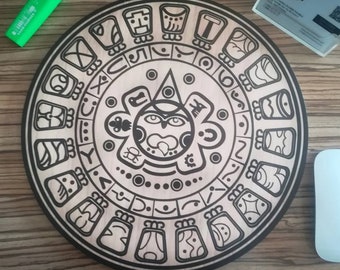 Aztec Calendar Svg Gift Digital Design 8 Vector dxf, cdr,svg, for CNC, vector file, digital vector art, cnc file, cnc pattern, laser cut