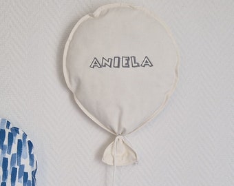 Personalized Balloon | Handmade Wall Hanging Decoration | Nursery decoration | Kids room décor | Ballonkissen