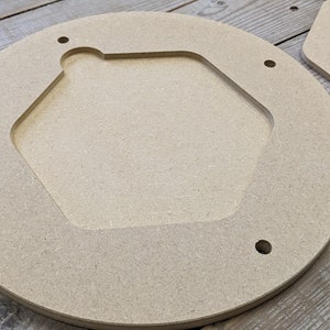 Pottery bat system 30cm/12 inch with 10 hexagonal inserts 12 bat system Bat system for most of the modern Pottery Wheels image 4