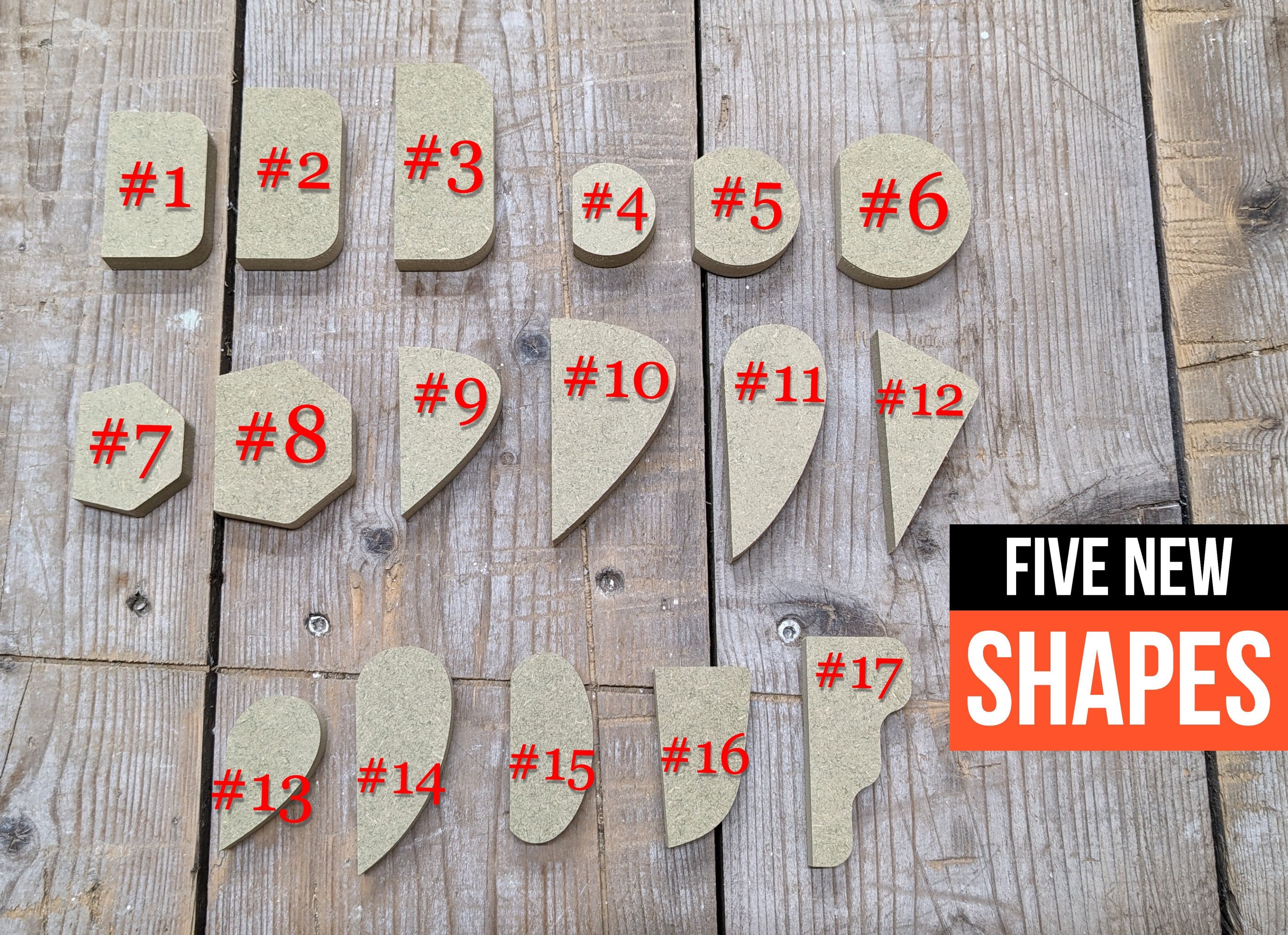 Set of 17 Mug Handle Forms Templates Pottery Tool Etsy