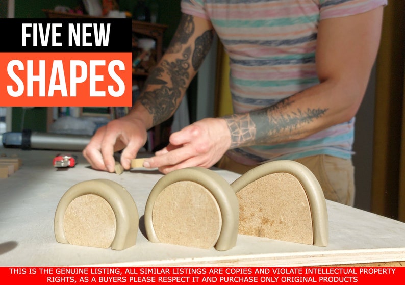 Set of 17 Mug Handle Forms Templates Pottery Tool Etsy