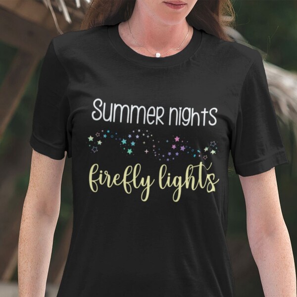 Lila Shirt Fireflies