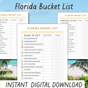 Elenco dei desideri della Florida per esperienze di viaggio, cibi da provare e luoghi da visitare durante la tua vacanza in Florida al Sunshine State