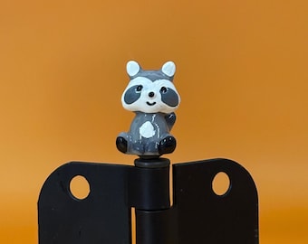 Raccoon Door Hinge Head Magnet – Lovable Trash Panda Door Decor