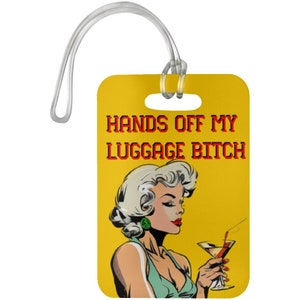 Handen af van grappig bagagelabel | Grappig cadeau | Meisjesreis | sarcastische reisaccessoires That's my bag! Ik ken jou niet!