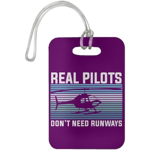 Gift For Pilot | Helicopter Pilot Gift | Helicopter Pilot Keychain | Crew Tag | Backpack Tag | Tie Clip | Travel Accessory | Luggage Tag