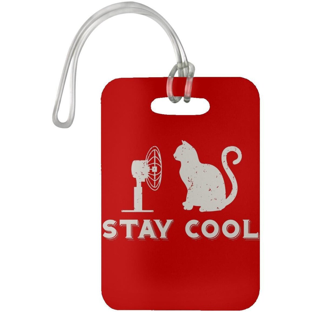 Funny Cat Luggage Tags Cute Cart Theme Gift Luggage Tags Etsy