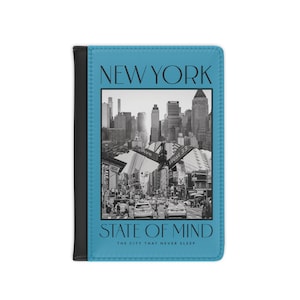 New York Passport Cover, Big Apple Passport Brieftasche, NYC Passport Cover, Manhattan Empire State Pass Hochzeit Reisegeschenk