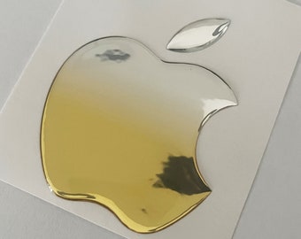Apple Aufkleber für iPhone, MacBook, iPad, iMac oder jede andere Oberfläche :) Apple Accessoire, Aufkleber, 3D, gewölbt für iPhone, Resin, Logo