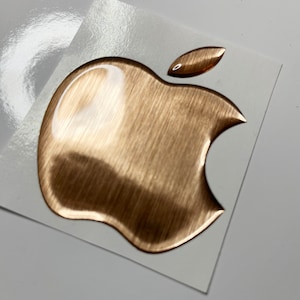Apple stickers for iPhone, MacBook, iPad, iMac or any other surface :) Apple Accessory, Decal, 3D, Domed for iPhone, Resin, Logo