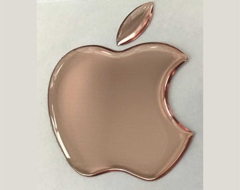 Apple stickers for iPhone, MacBook, iPad, iMac or any other surface :) Apple Accessory, Decal, 3D, Domed for iPhone, Resin, Logo