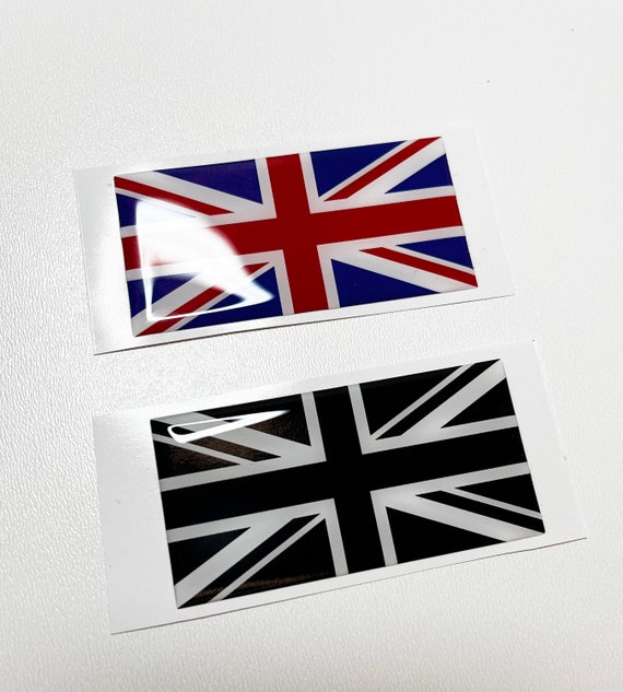Autocollant de voiture avec drapeau Union Jack UK imprimé en 3D