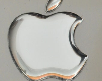 Apple stickers for iPhone, MacBook, iPad, iMac or any other surface :) Apple Accessory, Decal, 3D, Domed for iPhone, Resin, Logo