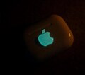 Glow in the Dark Apple Logo Sticker: 3D Domed Decal product logo