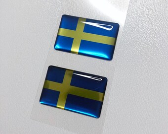 Sweden Swedish Flag Sticker Decal – Vinyl, SWE/SE, WarlordOne C1230
