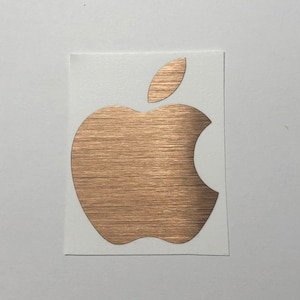爬虫類の質感のAppleロゴステッカー：MacBook、iPhone、iPad用ビニール