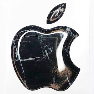 Apple stickers for iPhone, MacBook, iPad, iMac or any other surface :) Apple Accessory, Decal, 3D, Domed for iPhone, Resin, Logo