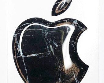 3D Domed Apple Logo Sticker: iPhone, MacBook, iPad, iMac Accessory