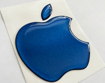 Apple stickers for iPhone, MacBook, iPad, iMac or any other surface :) Apple Accessory, Decal, 3D, Domed for iPhone, Resin, Logo