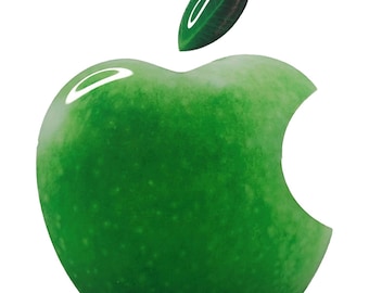 Apple stickers for iPhone, MacBook, iPad, iMac or any other surface :) Apple Accessory, Decal, 3D, Domed for iPhone, Resin, Logo