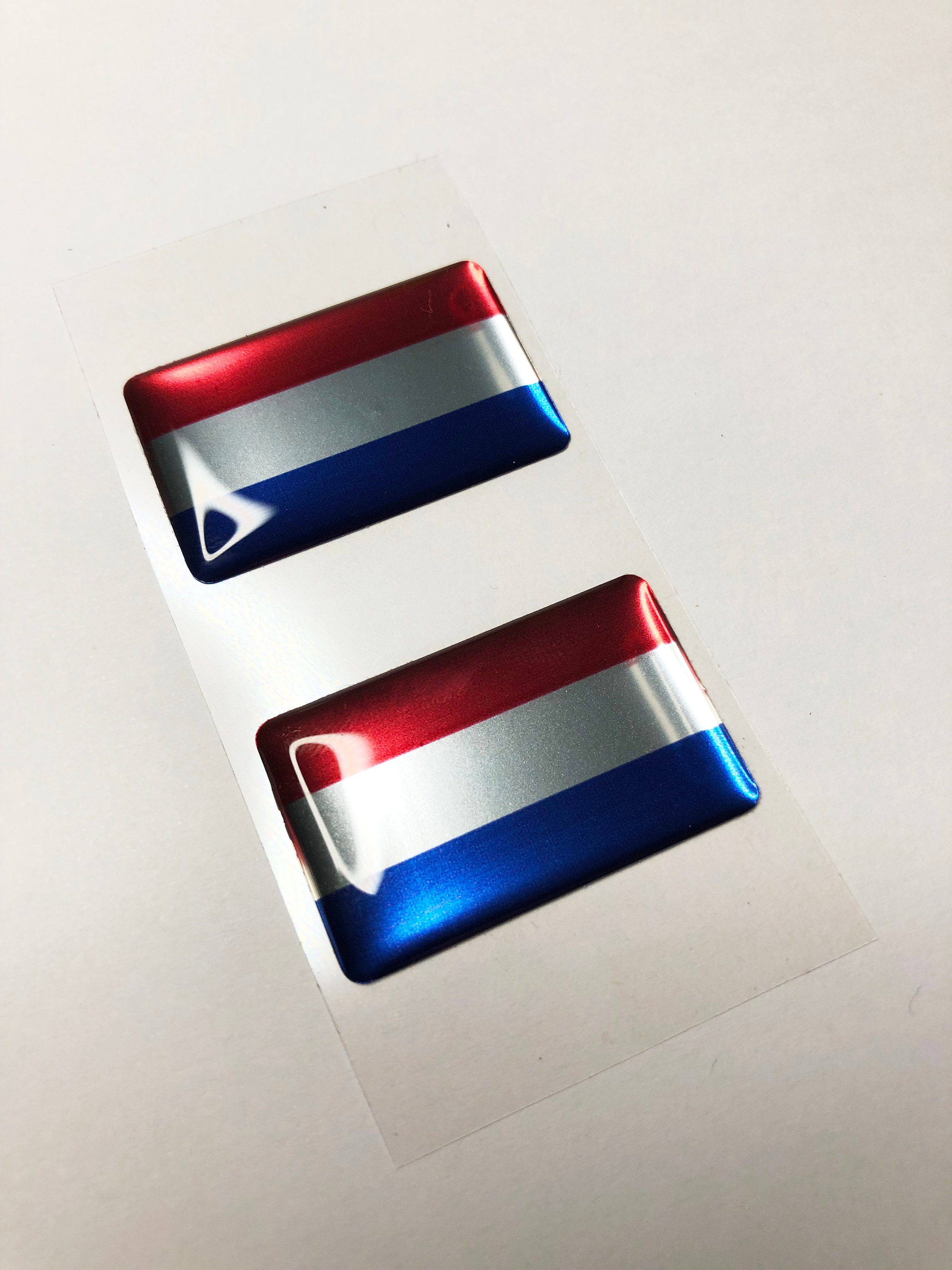 Dutch Sticker Design Dutch Flag 3D Resin Stickers: Netherlands Car Bike Decal (2 Pcs) - Etsy