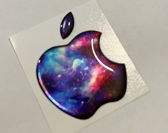 Apple Aufkleber für iPhone, MacBook, iPad, iMac oder jede andere Oberfläche :) Apple Accessoire, Aufkleber, 3D, gewölbt für iPhone, Resin, Logo