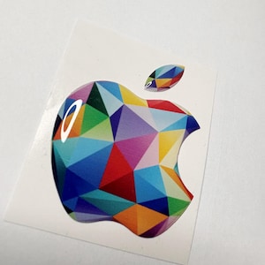 3D Domed Apple Logo Sticker: German Vinyl Decal for iPhone, MacBook, iPad