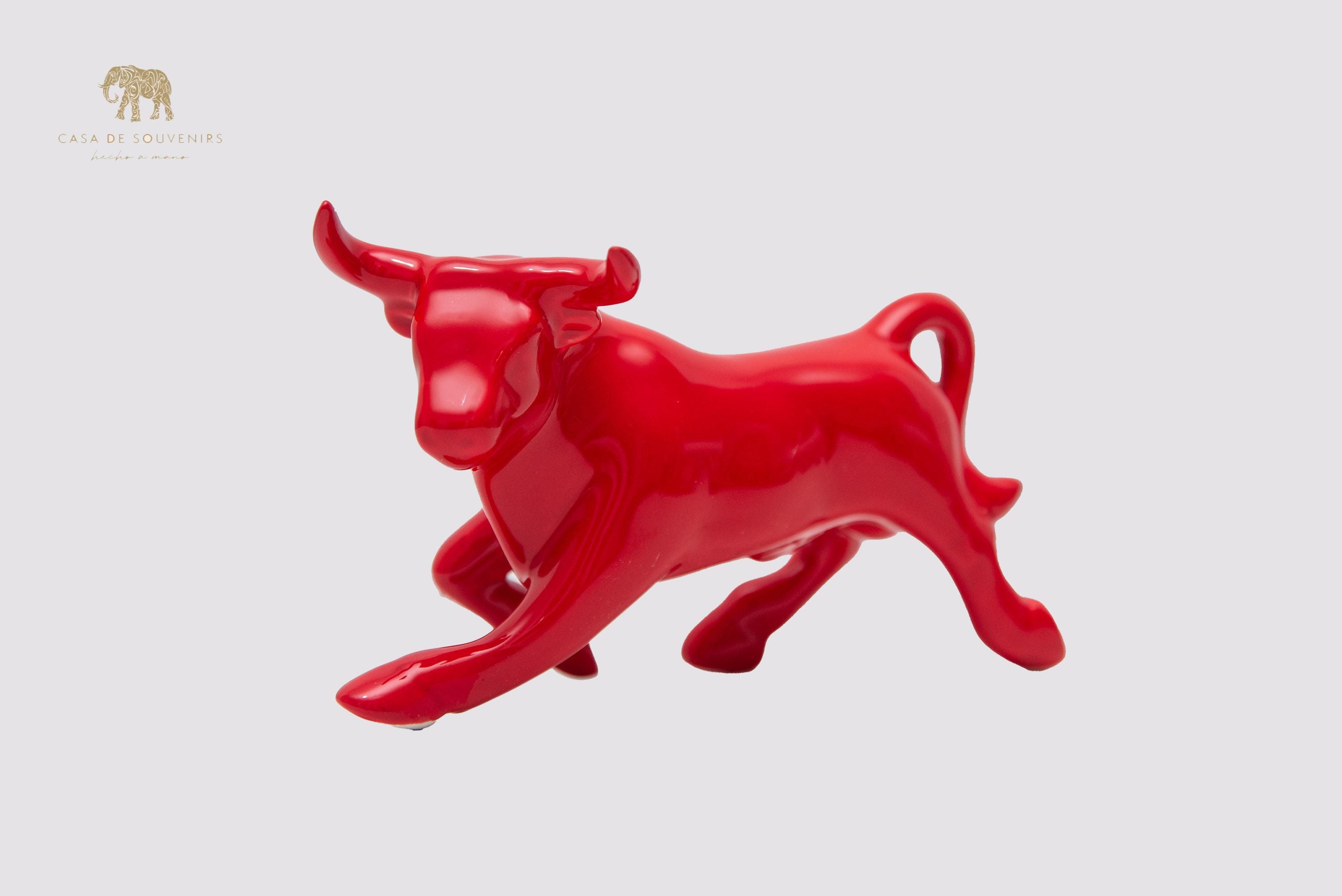 Red Bull Figurine - Etsy