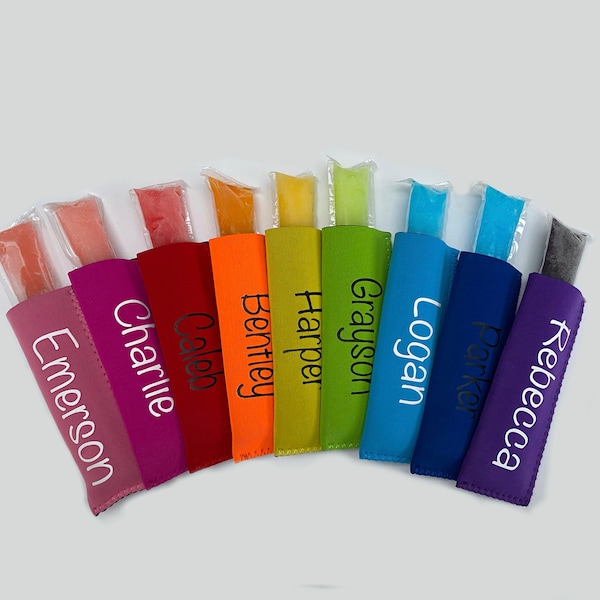 Personalized popsicle holders