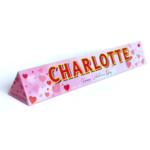Barra de Toblarone personalizada con caja impresa: regalo ideal para San Valentín, cumpleaños, aniversario, día del padre, cualquier mensaje, cualquier ocasión.