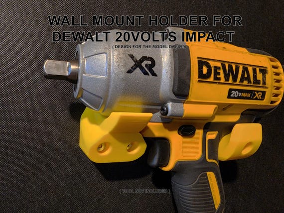 Wall Mount Holder for Dewalt 20V IMPACT
