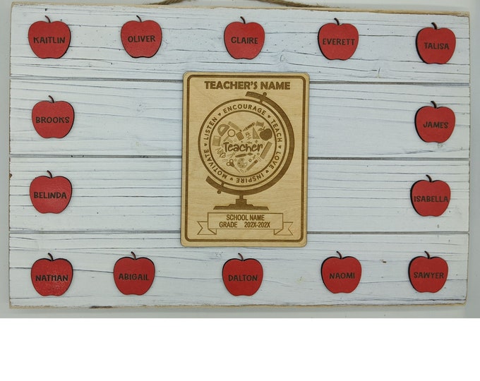 Custom Teacher Gift | Teacher Appreciation Day |  Staff Thank You |Teacher Thank You Gift |  Classroom Gift | Special Teacher Award