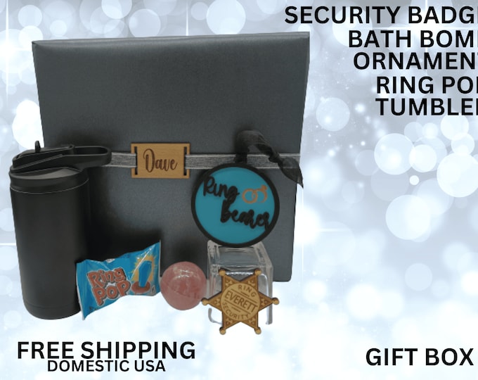 Ring Bearer Gift Box | Personalized Wedding Party Gift | Ring Bearer Thank You | Groom Proposal Gift | Custom Groomsman Gift
