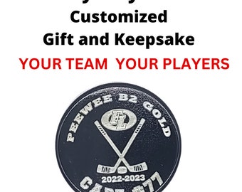 Personalized Hockey Puck | Team Hockey Puck | Hockey Team Gift | Hockey Keepsake Gift | Engraved Hockey Puck | Custom Hockey | Hockey Gift
