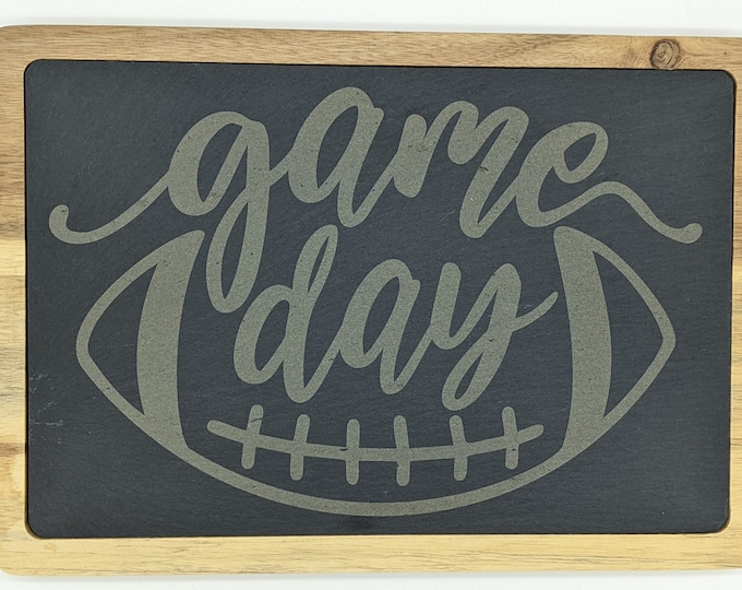 Game Day Football Cheese Board, Cheese Charcuterie Board, Personalized Cheese Board, Cutting Board, Tailgating Gift