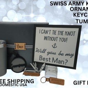 Groomsman Gift Box | Personalized Wedding Party Gift | Best Man Thank You | Groom Proposal Gift | Custom Groomsman Gift