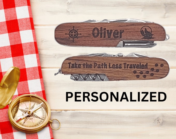 Personalized Swiss Army Knife | Engraved Pocket Knife | Personalized Multi-tool | Custom Camping Knife | Groomsman Gift | Personalized Gift