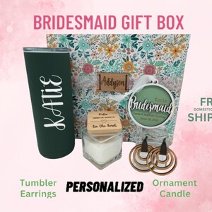 Bridesmaid Gift Set | Bridesmaid Bundle | Maid of Honor | Bridesmaid Proposal | Bridesmaid Box | Bridesmaid Thank You | Bridesmaid Package