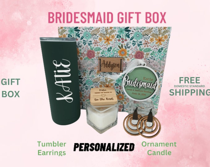 Bridesmaid Gift Set | Bridesmaid Bundle | Maid of Honor | Bridesmaid Proposal | Bridesmaid Box | Bridesmaid Thank You | Bridesmaid Package