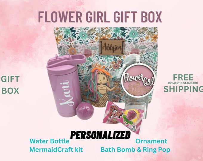 Flower Girl Gift Box | Personalized Wedding Gift | Flower Girl Thank You | Flower Girl Gift | Junior Bridesmaid Gift | Petal Patrol Gift