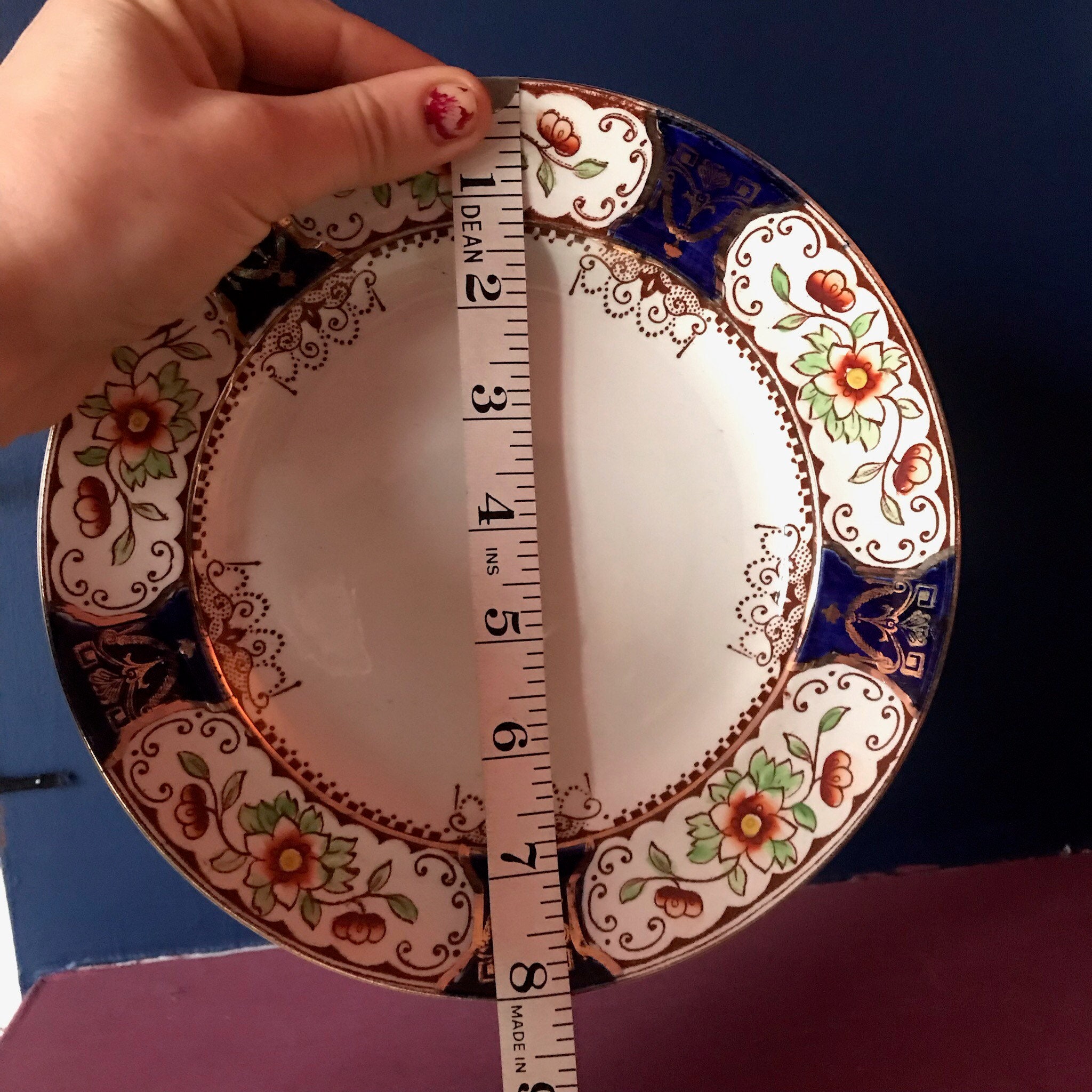 6 X Burslem Pottery Small Plates, Venice Design - Etsy