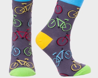 Colorful socks - bicycle - sport