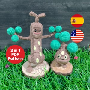 ENG/ESP Bonsly/Sudowoodo Patrón Amigurumi PDF